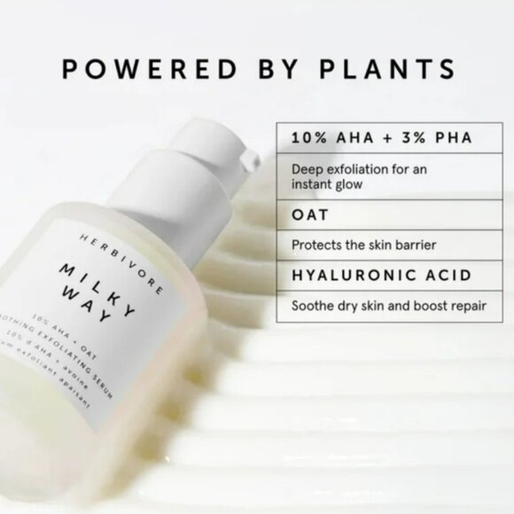 Herbivore Botanicals Milky Way Serum Full Size 1 Oz Retail $58 - Picture 2 of 6